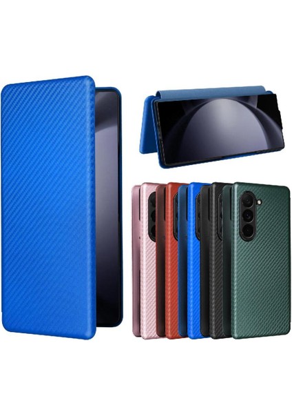 Samsung Galaxy Z Için Flip Case Kart Tutucu Kickstand Fiber ile 6 5g Kat (Yurt Dışından)