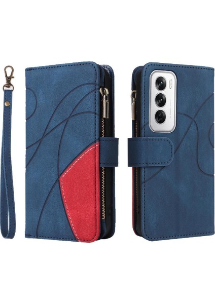 Oppo Oppo 12 5g Dokuz Kart Yuvaları Için Kılıf Kickstand Koruyucu Fermuar Tarzı (Yurt Dışından)