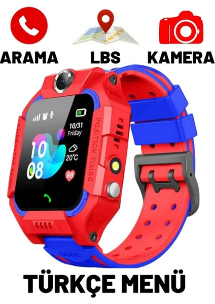 Çocuk ve Yetişkin Sim Kartlı Özellikli Kameralı Gps Konum Arama Yapan- Smart Kids Watch