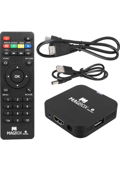 Magbox Electrobox 2 GB Ram H313 Işlemci 16 GB HDD 4K Ultra Hd Androıd Box (Androıd 10)
