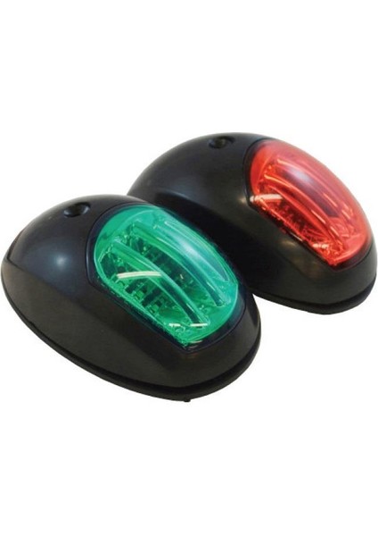 Seyir Feneri 12V Plastik Siyah Takım LED