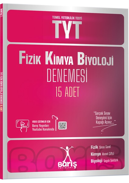 TYT Fizik Kimya - Biyoloji FKB Denemesi 15 Adet