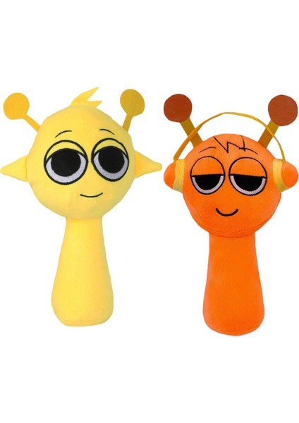 2 Parça Set 25CM Sprunki Ritim Kutusu Oyuncak Peluş (Yurt Dışından)