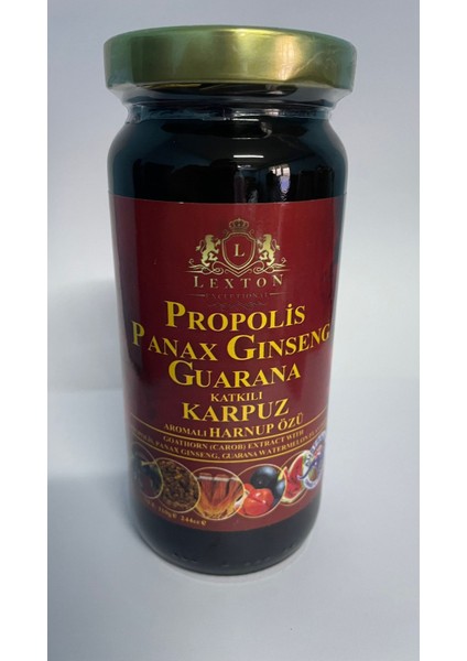 Propolis Panax Ginseng Guarana Katkılı Karpuz Aromalı Keçiboynuzu (Harnup) Özü 310 gr