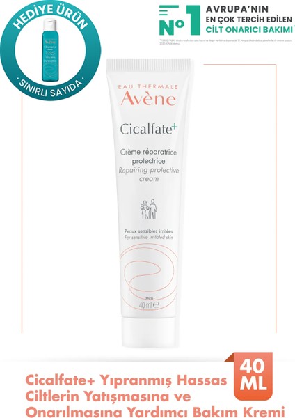 Cicalfate+ Yıpranmış ve Hassas Ciltler Için Bakım Kremi 40ML x Cleanance Yüz Temizleme Jeli 25ML