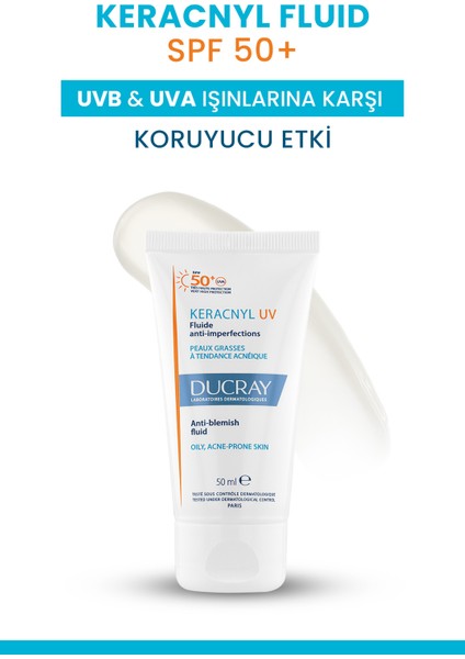 Keracnyl Cilt SPF50+ Kusurlarını Azaltan Matlaştırıcı Etkili Güneş Kremi x Anaphase Şampuan 100ML