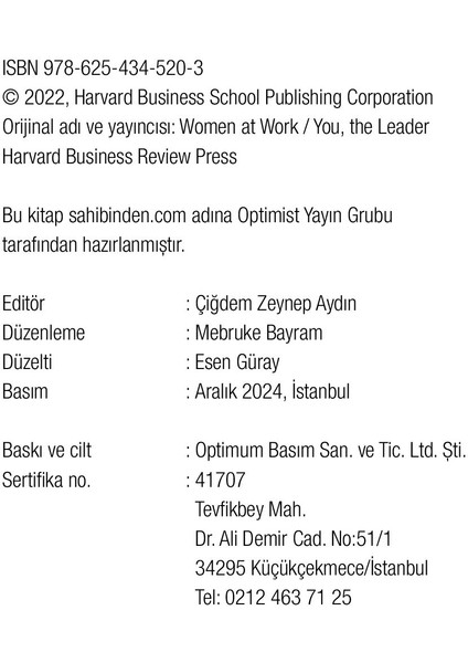 İş Dünyasında Kadın Lider Olmak / Hbr İş’te Kadın / İlham Verici Diyaloglar, Birlikte İlerlemek