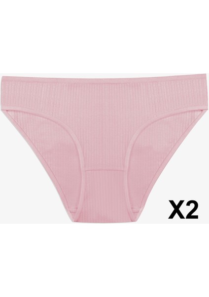 Kadın 7'li Fitilli Pamuklu Ribanalı Külot fiyatları