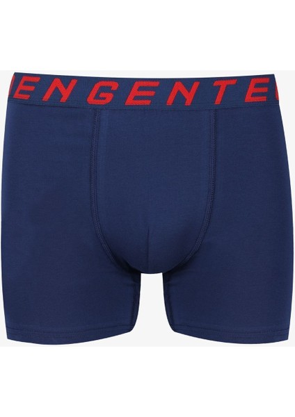 Erkek 3'lü Pamuklu Likralı Boxer