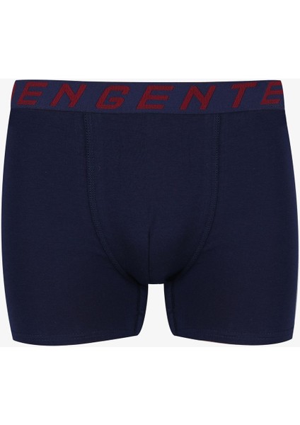 Erkek 3'lü Pamuklu Likralı Boxer