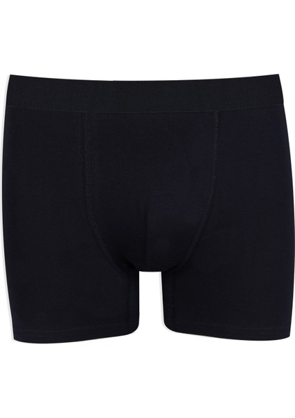 Erkek 3'lü Pamuklu Likralı Boxer