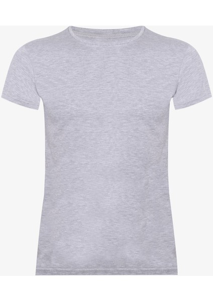Erkek 2'li Basic Likralı T-Shirt