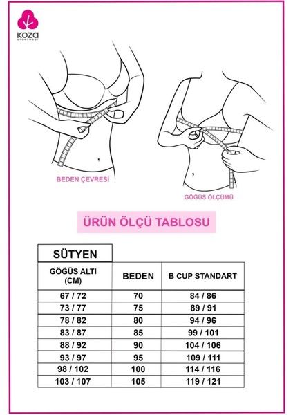 Kadın Fitilli Düğme Detaylı Sütyen