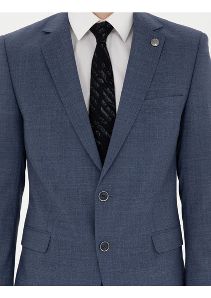 Erkek Koyu Mavi Ex. Slim Fit Takım Elbise 50285279-VR032