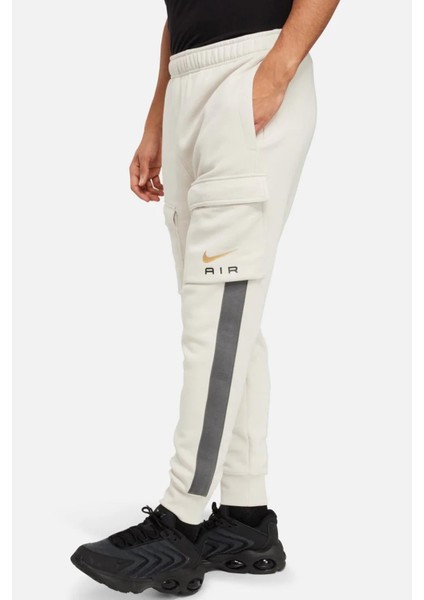 Sportswear Swoosh Air Fleece Cargo Jogger Erkek Eşofman Altı Krem fırsatları