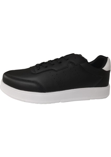 Siyah Bağcıklı Erkek Günlük Şık Spor Ayakkabı modelleri