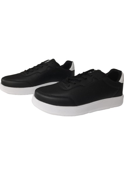 Siyah Bağcıklı Erkek Günlük Şık Spor Ayakkabı fırsatları