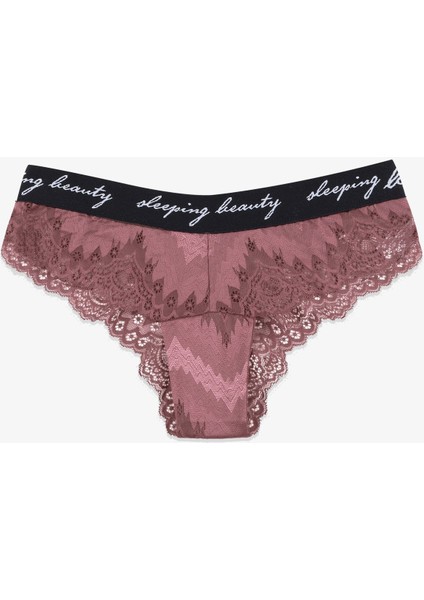 Kadın 4'lü Yazılı Lastikli Dantelli Külot fiyatları