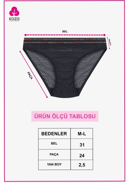 Kadın 3'lü Dantelli - Baskılı Külot indirimleri