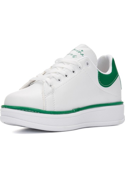 Günlük Kadın Sneaker Spor Ayakkabı Bağcıklı Rahat Hafif Kalın Tabanlı 525G fiyatları