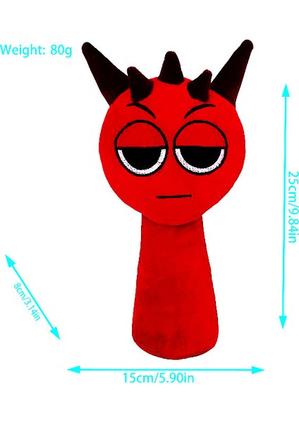 25CM Sprunki Ritim Kutusu Oyuncak Peluş Bebek (Yurt Dışından)