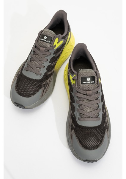 Erkek Spor Kalın Taban Bağcıklı Sneaker Hj 24817M Gri indirimleri