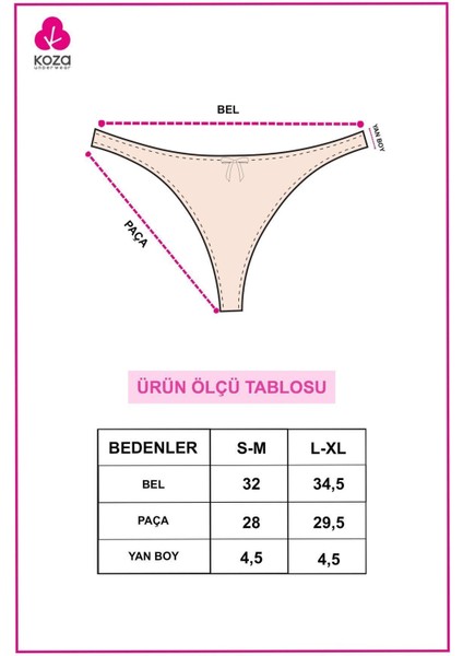 Kadın 3'lü Pamuklu Desenli Tanga indirimleri
