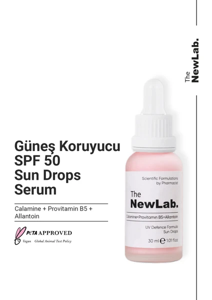 The NewLab Güneş Koruyucu SPF50 Sun Drops Serum