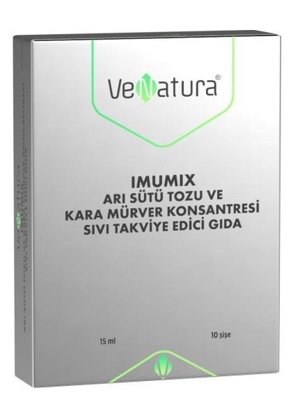 Imumix Arı Sütü Tozu ve Kara Mürver Damla 15ML