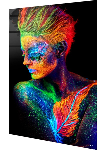 Rengarenk Neon Model Cam Tablo | Hediyelik, Dekoratif, Ofis, Mutfak fiyatları