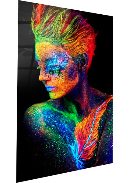 Rengarenk Neon Model Cam Tablo | Hediyelik, Dekoratif, Ofis, Mutfak fırsatları