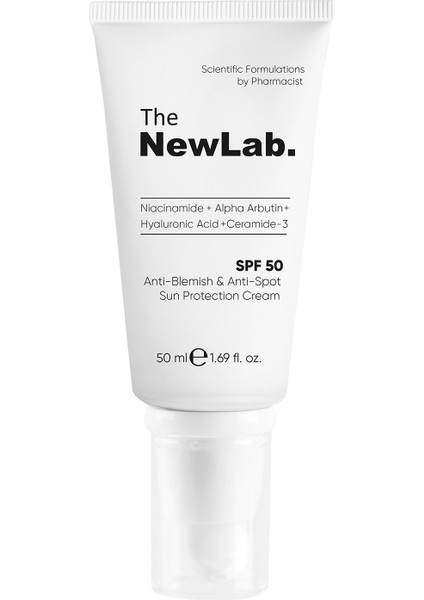 The Newlab ve Leke Güneş Kremi 50 Spf (Uva/uvb Pa++++ ) 50 ml