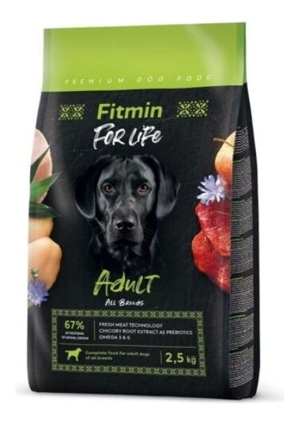 For Life Tüm Irklar Için Kümes Hayvanlı Yetişkin Köpek Maması 2.5 kg