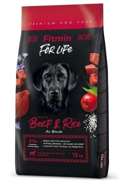 For Life Sığır Etli ve Pirinçli Yetişkin Köpek Maması 12 kg