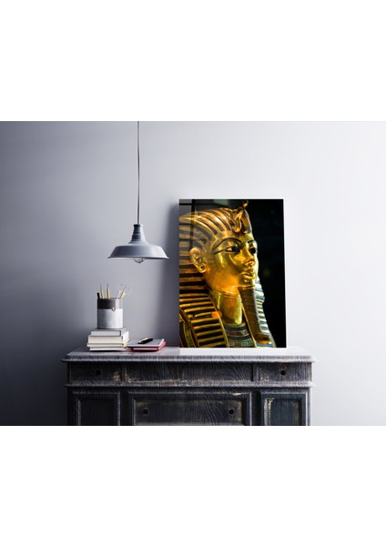 Firavun Tutankhamun'un Cenaze Maskesi, Mısır Cam Tablo | Hediyelik, Dekoratif, Ofis, Mutfak indirimleri