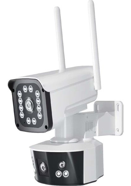 3mp Wifi Ptz Camera 2 Kameralı Geniş Açı Sd Kart O-Kam Pro Kablosuz Wifi Güvenlik Kamerası Kamera