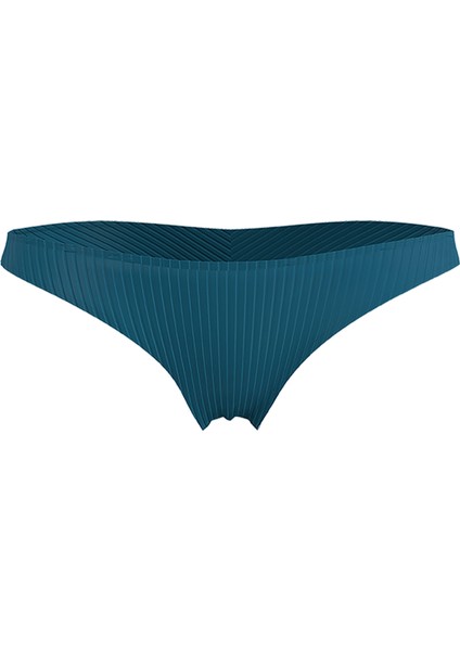 Olaian Kadın Tanga Bikini Altı - Mavi - Dokulu - LULU