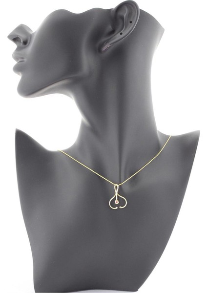 0.03 Karat Yakut Doktor Kolye PN1092ST