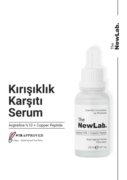 The NewLab. The Newlab Yüz Serumu 10% Argireline + Copper Peptide 30 ml