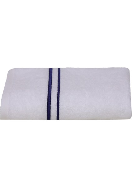 Fortuna Banyo Havlusu 90 x 150 cm Beyaz- Lacivert fiyatları