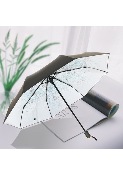 Anti-Ultraviyole Güneş Umbrla, Stil: Tri Fold Powder (Yurt Dışından)