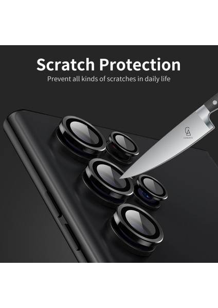 Samsung Galaxy S25 Ultra ile Uyumlu Temperli Cam Tekli Kamera Lens Koruyucu indirimleri