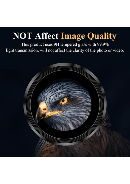 Samsung Galaxy S25 ile Uyumlu Temperli Cam Tekli Kamera Lens Koruyucu