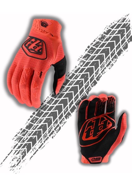 Troy Lee Desings Air Glo Kros Eldiveni - Turuncu fiyatları