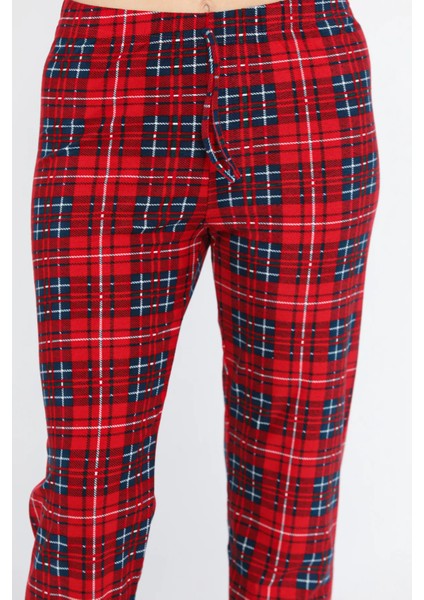 Kadın Ekose Desenli Pijama Altı