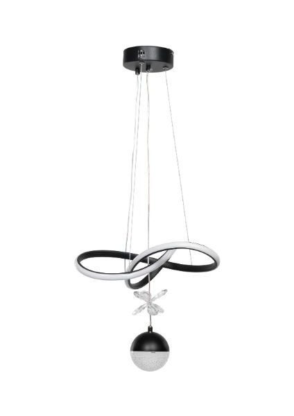 3 Renk Yanabilen Şeker Camlı Modern Ledli Avize