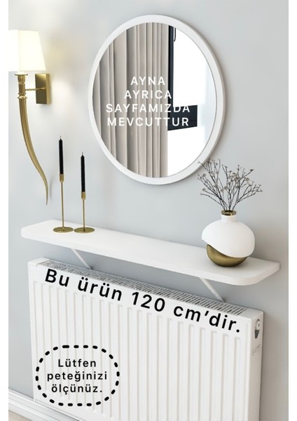 120 cm Petek Üstü Tak Çıkar Raf-Dresuar Oval Kesim