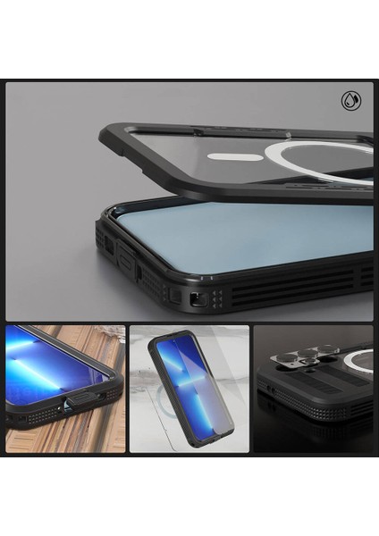 Galaxy S24 Kılıf Magsafe Şarj Özellikli 1-1 Su Geçirmez Kılıf modelleri