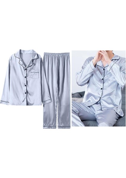 Boby Silk -%100 Ipek Pijama Takımı - Erkek