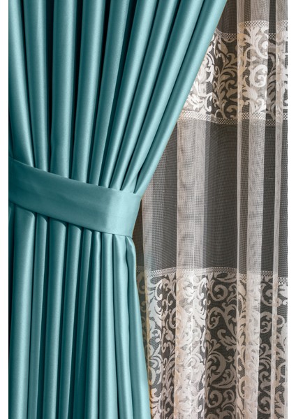 Sık Pileli Blackout Karartma Kumaştan Fon Perde 1x3 V09 Tek Kanat fiyatları